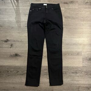 Jigsaw London Navy Blue Straight Leg Slim Fit Pants Size US 4 / UK 8